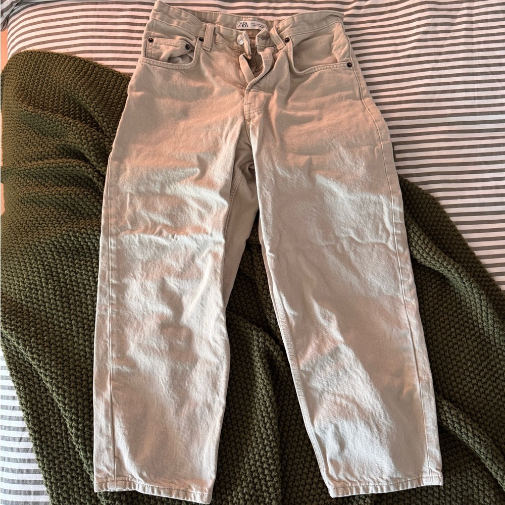 Men's Beige Jeans